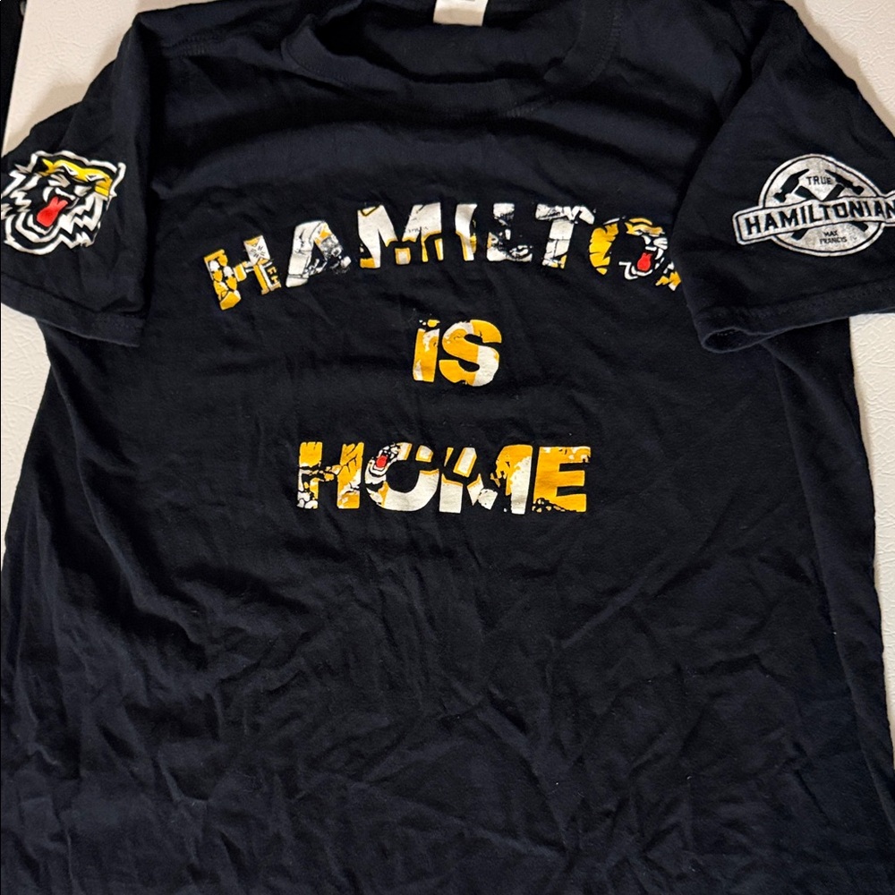 Gildan Black and Yellow Graphic Tee